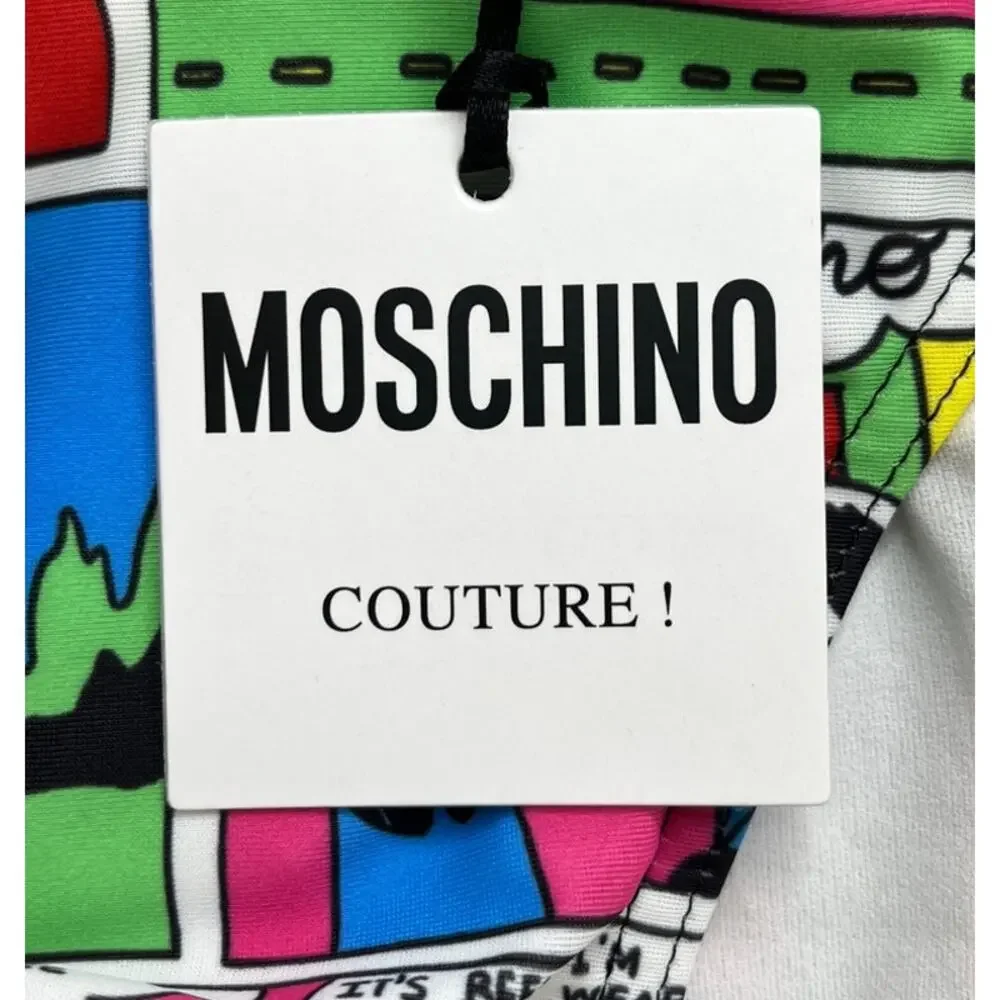 4-97 MOSCHINO x JEREMY SCOTT Men's NWT Speedo Comics Swimsuit L/US34/EU50